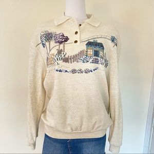 Adorable grandma pullover sweater